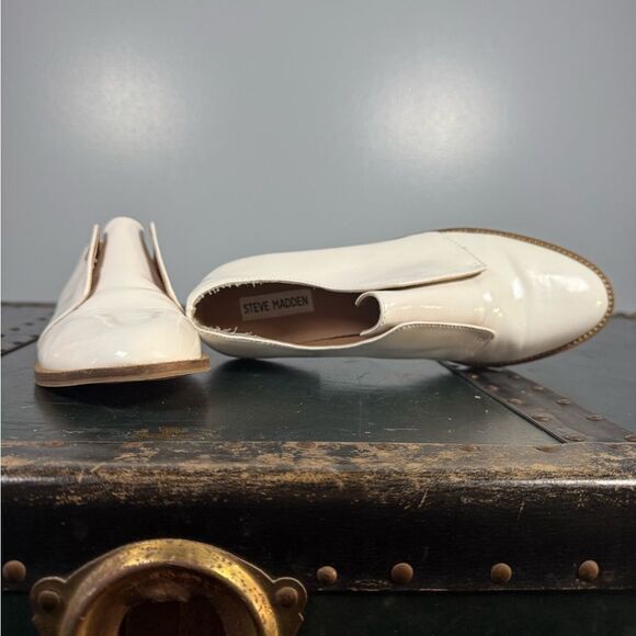 Steve Madden Danny’s Shoes Womens Size 8 Comfort Loafers Dress Cream Color - Picture 4 of 6